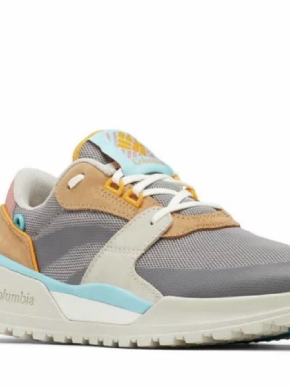 Columbia Grey, Tan & Light Blue Retro Trail Sneaker - WildOne